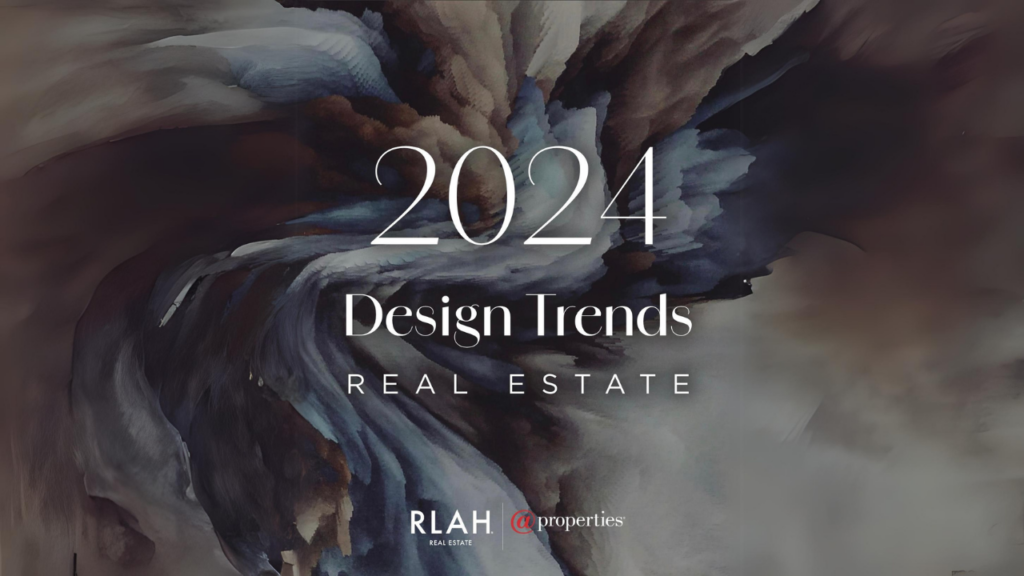 2024 Design Trends, Real Estate Design, Home Renovations, The Davenport Group, Arlington Real Estate, Interior Design, Dynamic Range Hoods, New Utility, Color Drenching, Brown Base, Hot Metals, Stacked Tile