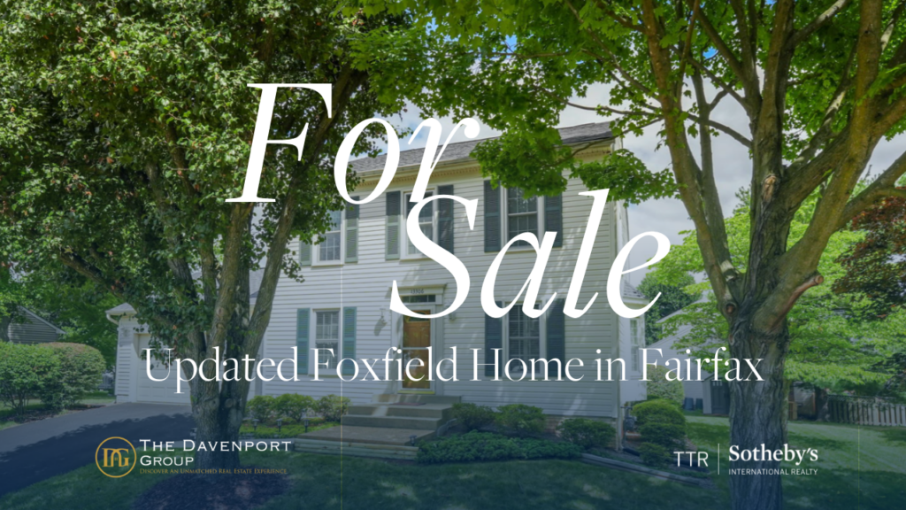 Foxfield home, Fairfax VA real estate, 13306 Jasper Rd, updated Fairfax homes