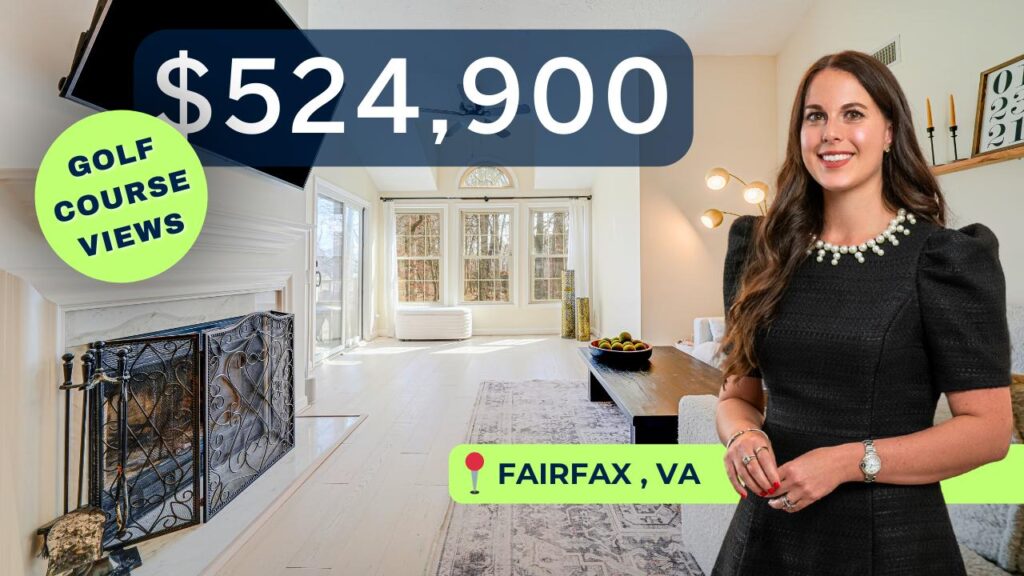 Ridge Knoll condo for sale The Oxford House Loft Fairfax VA two-story condos Penderbrook golf course view condo Fairfax Penderbrook community real estate condos near Fair Oaks Mall updated condos Fairfax VA Fairfax VA real estate listings homes for sale in Penderbrook 2-bedroom condo Fairfax VA