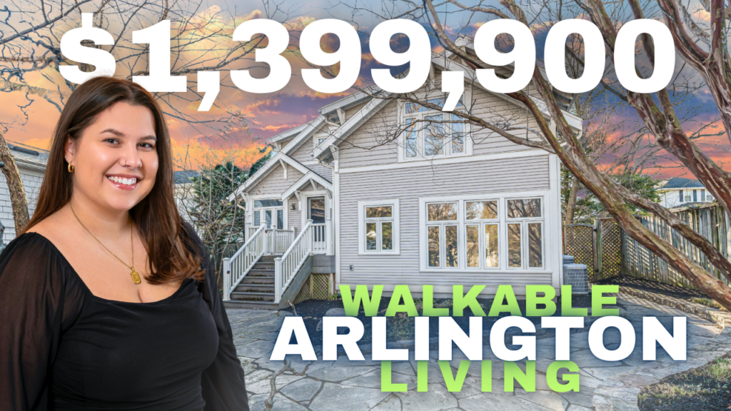 Lyon Park Arlington home for sale, renovated Arlington homes, homes near Clarendon Metro, 409 N Irving St Arlington VA, Arlington real estate listings