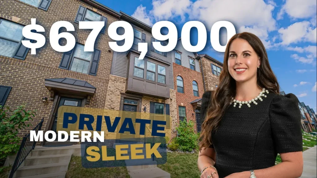 modern townhome Herndon VA The Rise at Foster’s Glenn Herndon real estate Velocity Rd home for sale 4-level townhome near Metro new townhome Northern Virginia