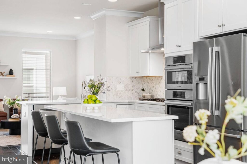 Chantilly VA townhome four level townhome rooftop terrace EV charger modern townhome living in Arlington VA living in northern VA Best Realtor in arlington va, falls church, northern virginia, dmv, dc